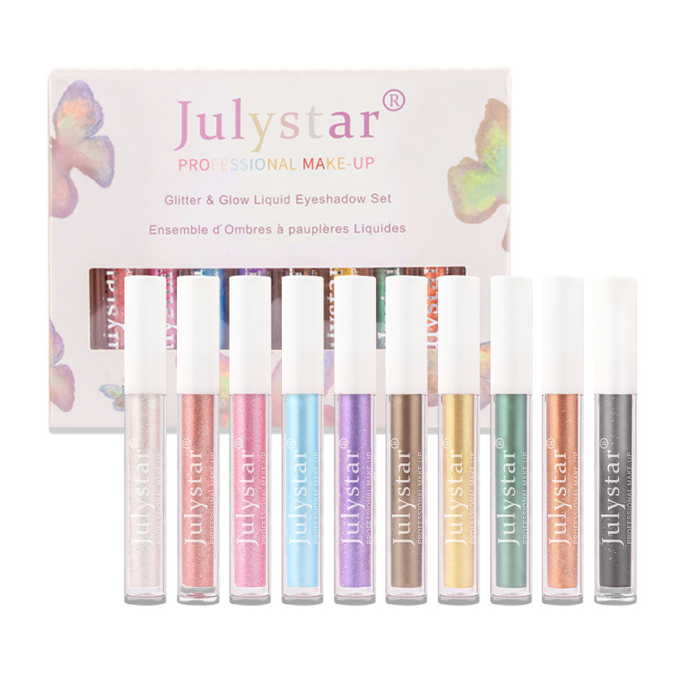 Streamlight Colorful Eye Shadow Liquid Set Night Club Makeup Stage Makeup Performance Makeup Liquid Eye Shadow