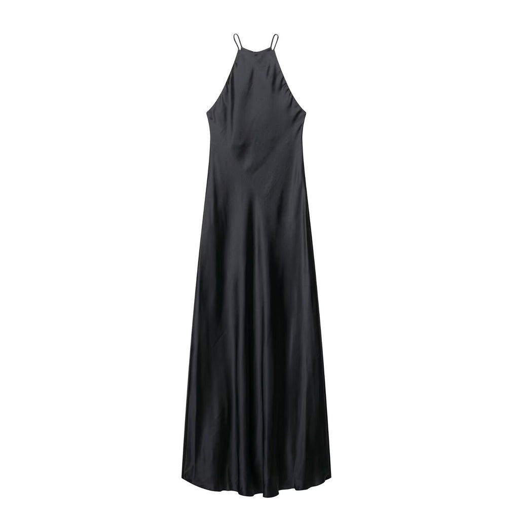 Silk textured lingerie style camisole dress