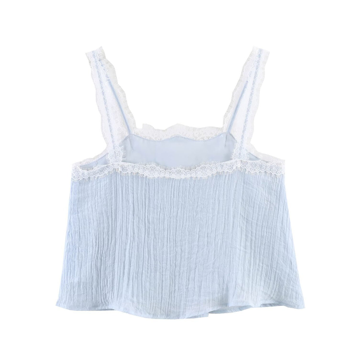 Lace lingerie style top+lace skirt set
