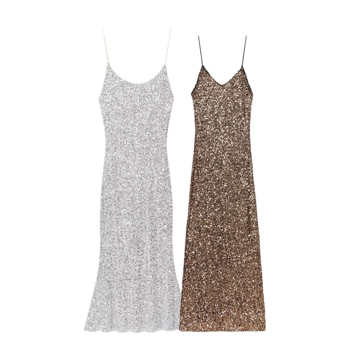 French pearl embellished lingerie style dress