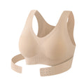 Seamless lingerie women's anti sagging sports bra vest