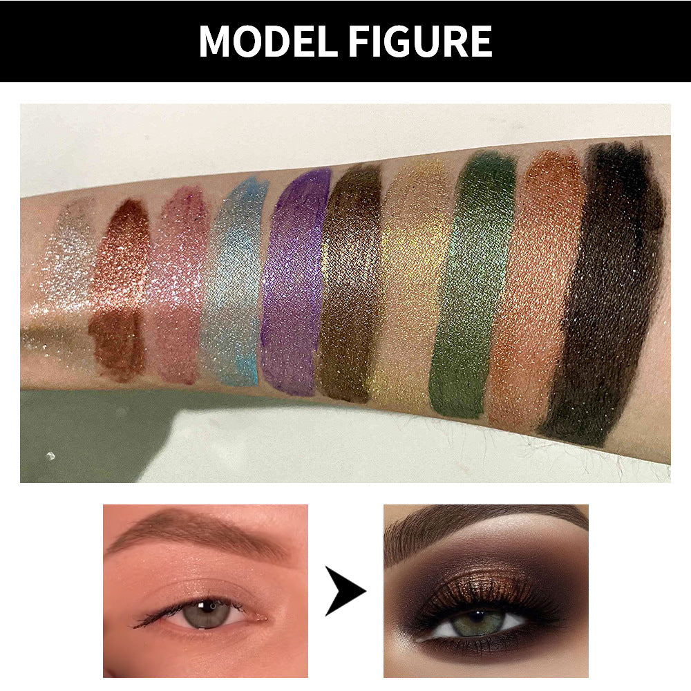 Streamlight Colorful Eye Shadow Liquid Set Night Club Makeup Stage Makeup Performance Makeup Liquid Eye Shadow