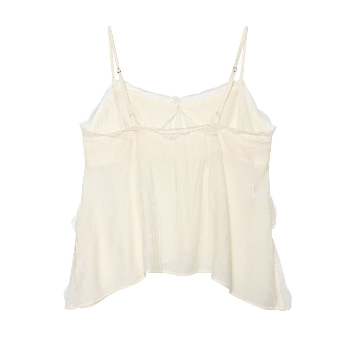 Spicy girl wrinkle effect lingerie style top