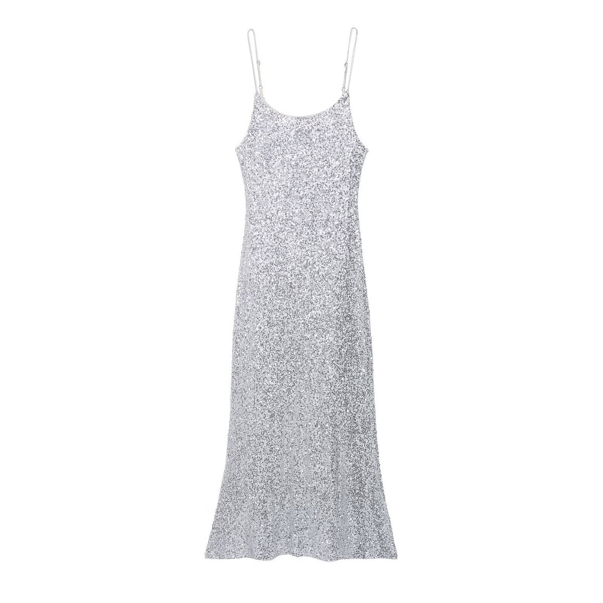 French pearl embellished lingerie style dress