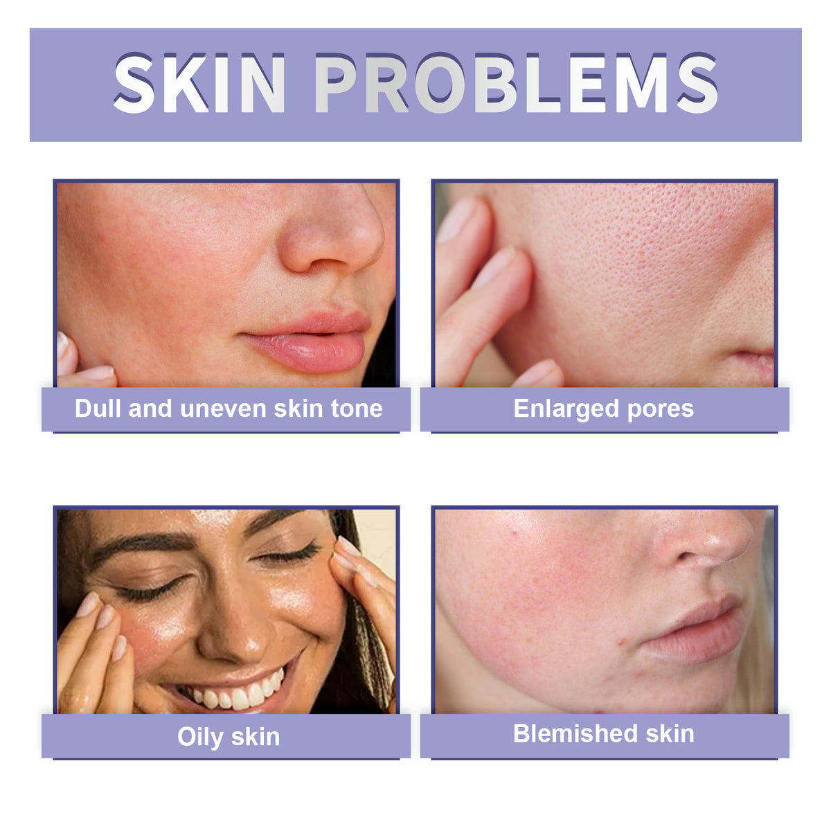 Lavender Matte Powder, Natural Block Defect Containment Light And Durable Is Not Easy To Makeup Base Powdery Cake