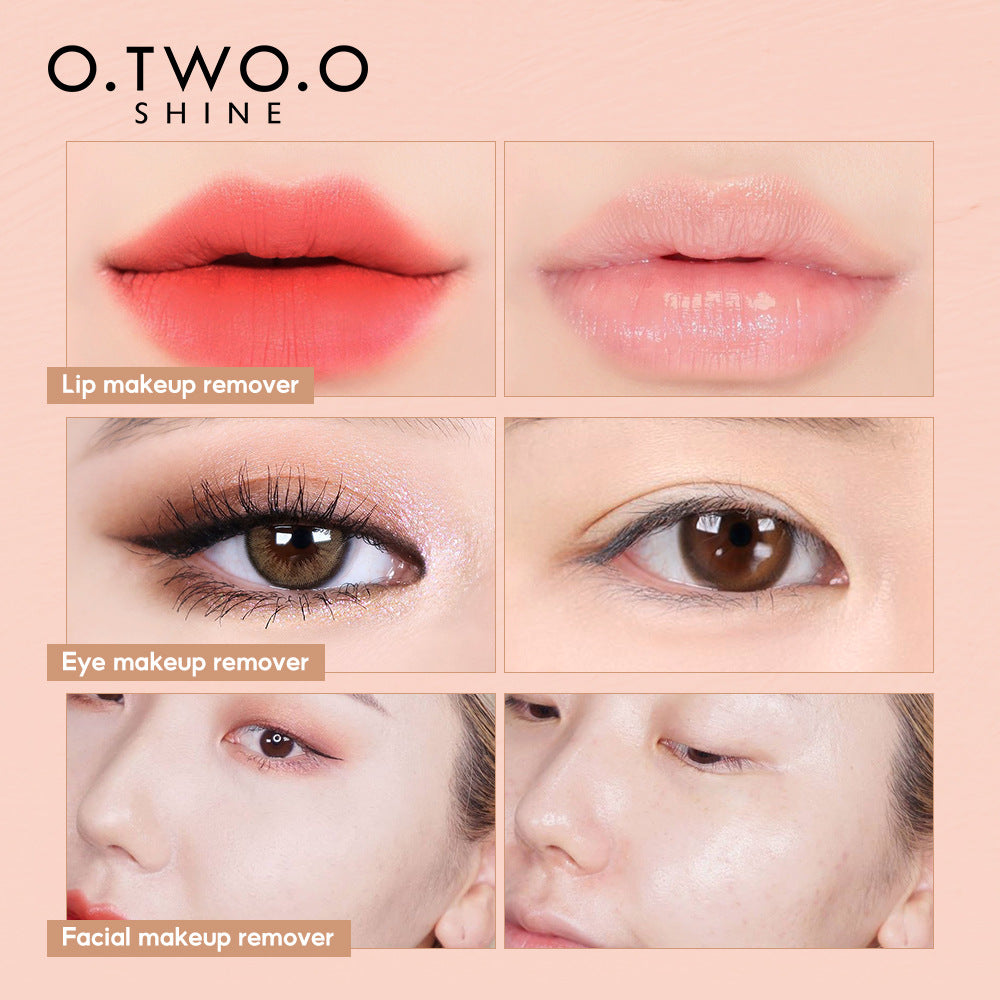 O.TWO.O Clear And Soothing Makeup Remover Mild Deep Makeup Remover Eye And Lip Two-In-One Makeup Remover Face SE011