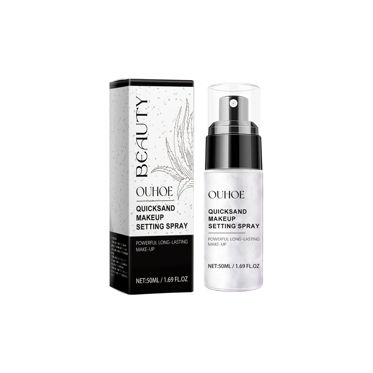 Quicksand Setting Spray Natural Lightweight Multi-Effect Moisture Moisture Mist Refreshing Portable Makeup Spray